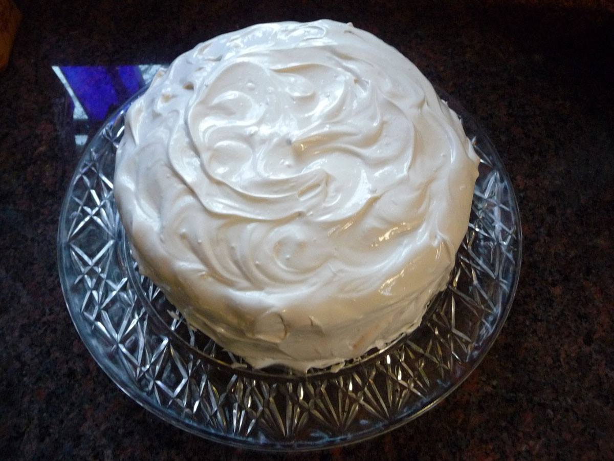 Chocolate Birthday Cake with Vanilla Frosting